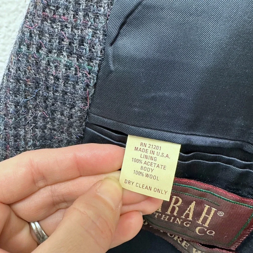 Vintage Farah Clothing Co. Multicolor Wool Tweed Sport Coat‎ 42R